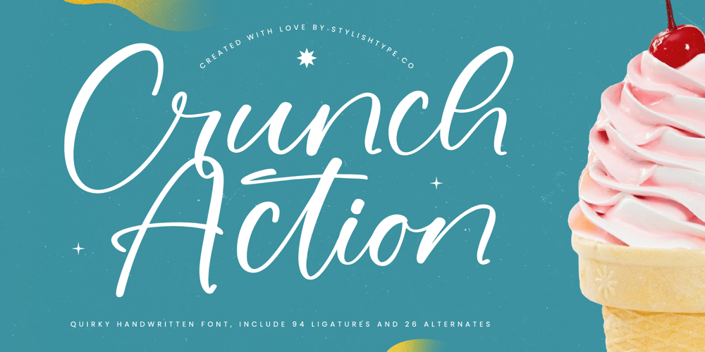 Crunch Action font