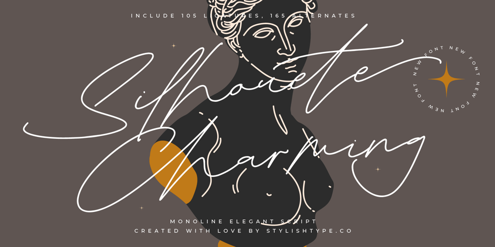Silhouete Charming font