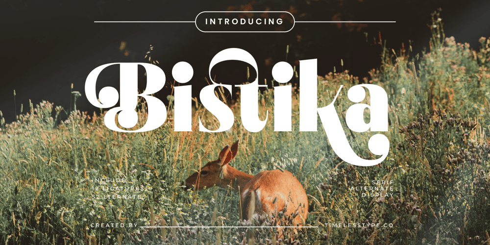 Bistika font