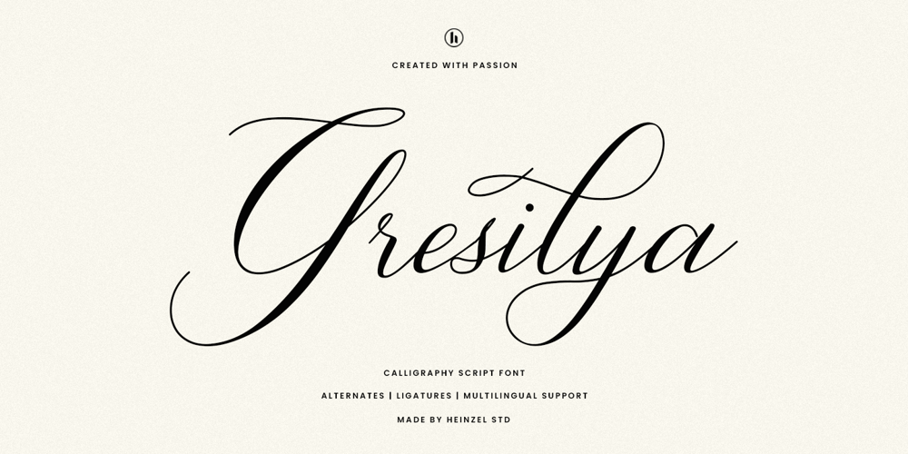 Gresilya font