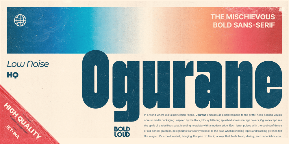 Ogurane font
