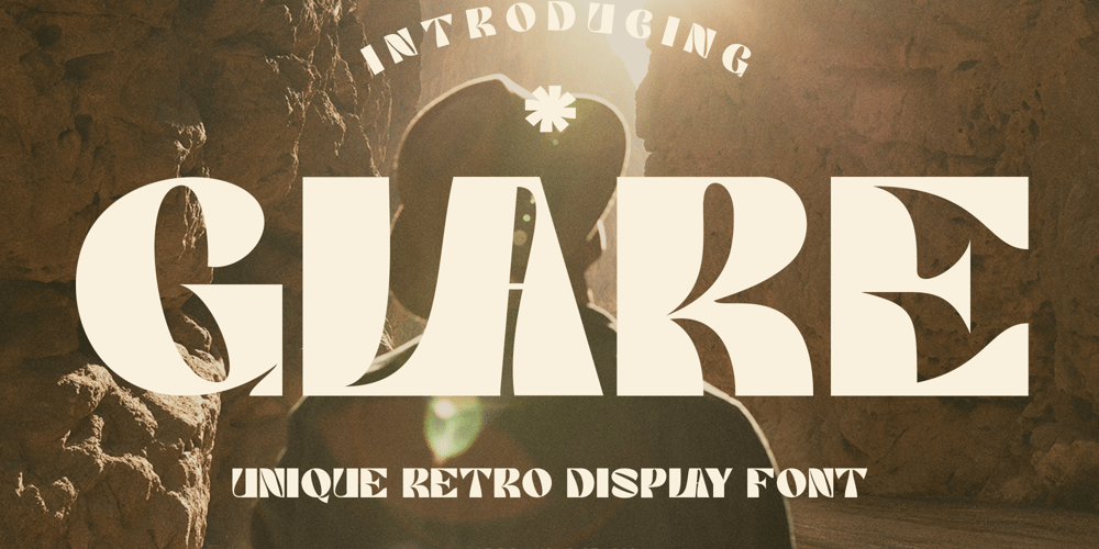 Glare font