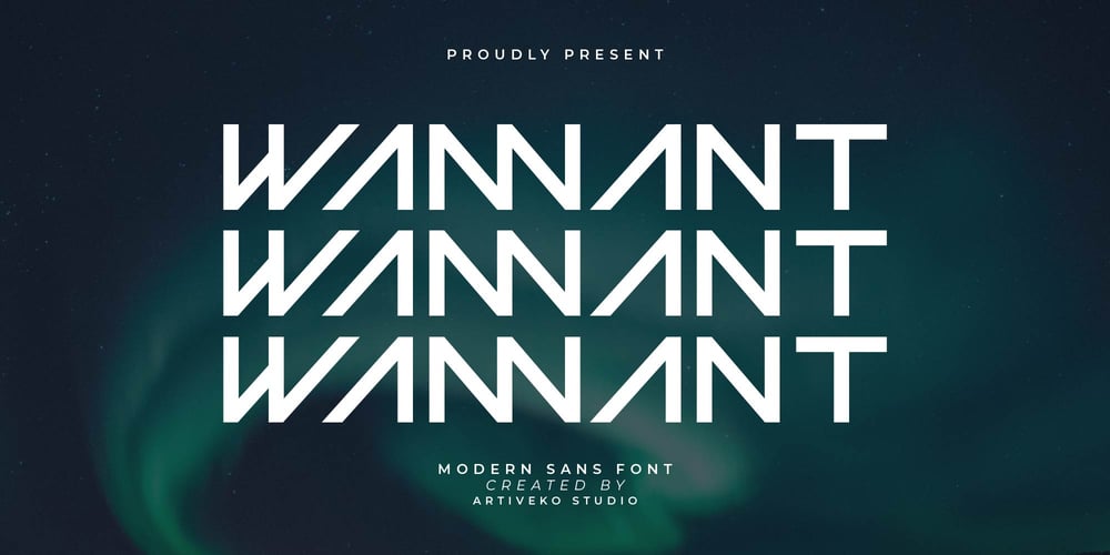 Wannant font