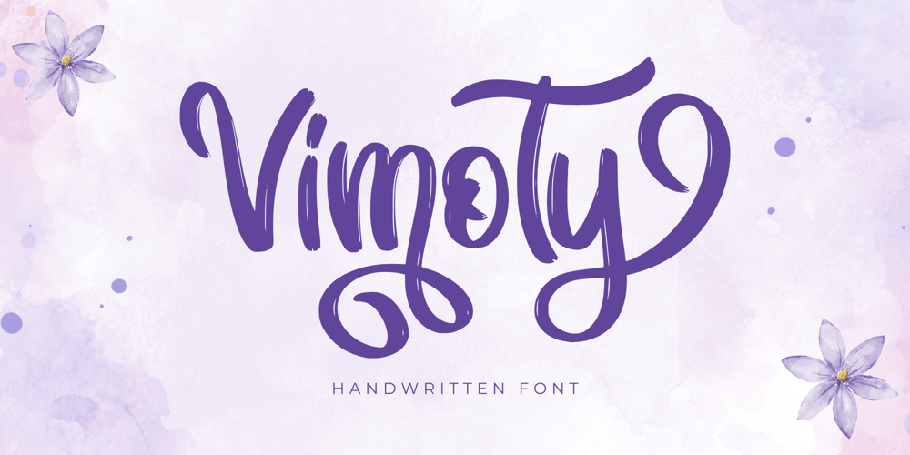 Vimoty font