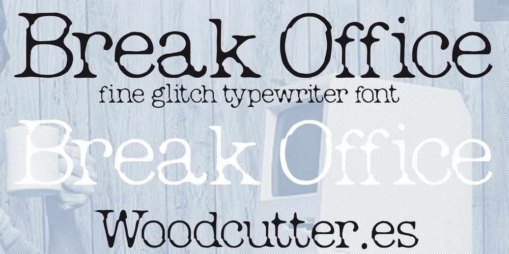 Break Office font