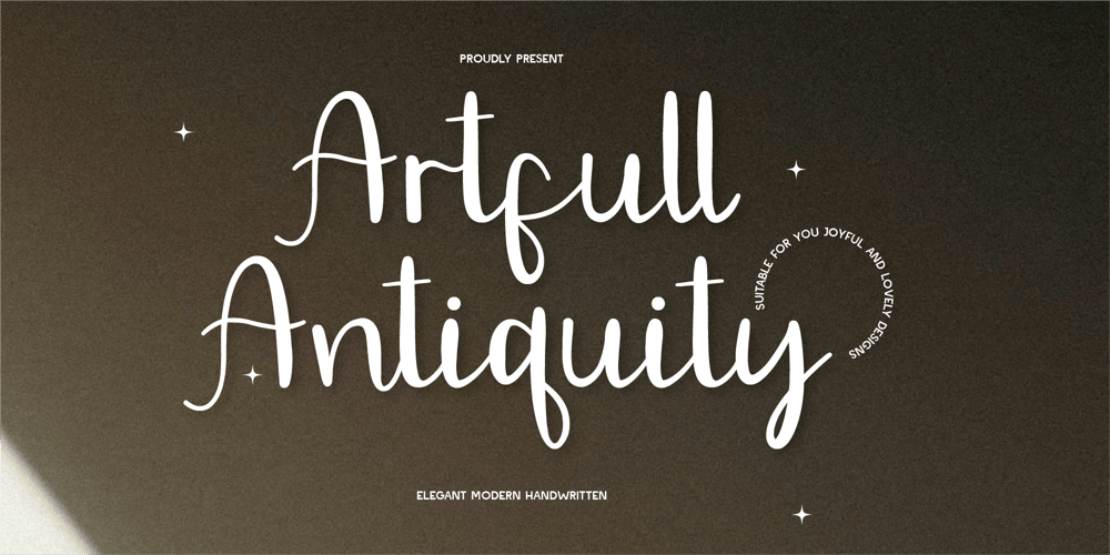 Artfull Antiquity font