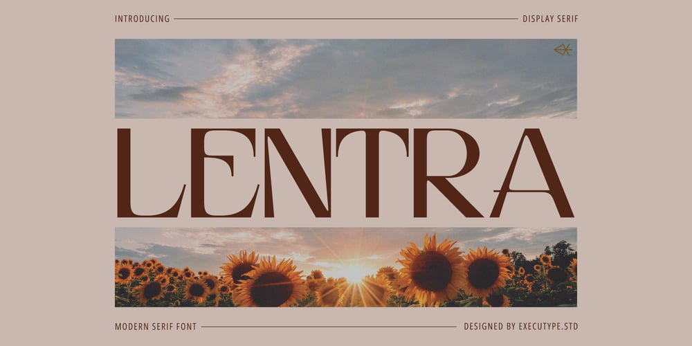 Lentra Display font