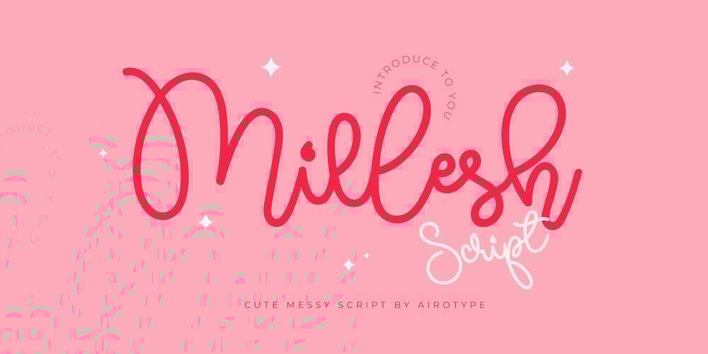 Millesh Script font