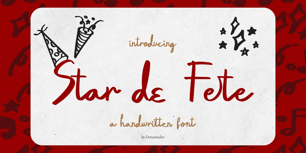 Star de Fete font