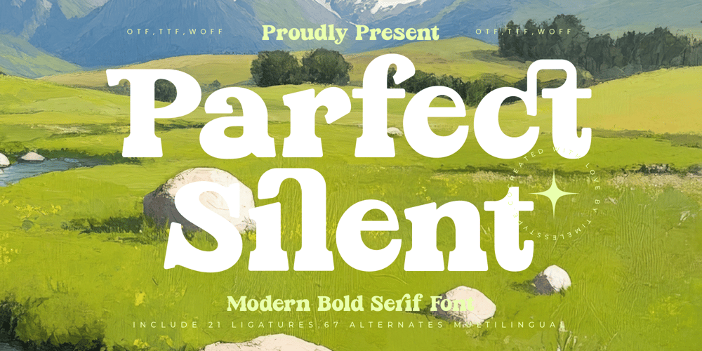 Parfect Silent font