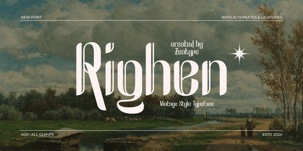 Righen font