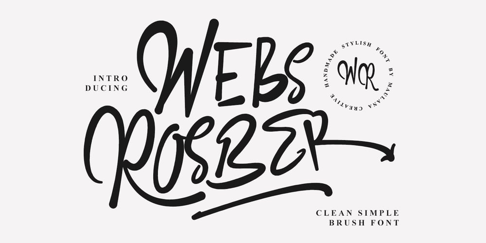 MC Webs Rosber font