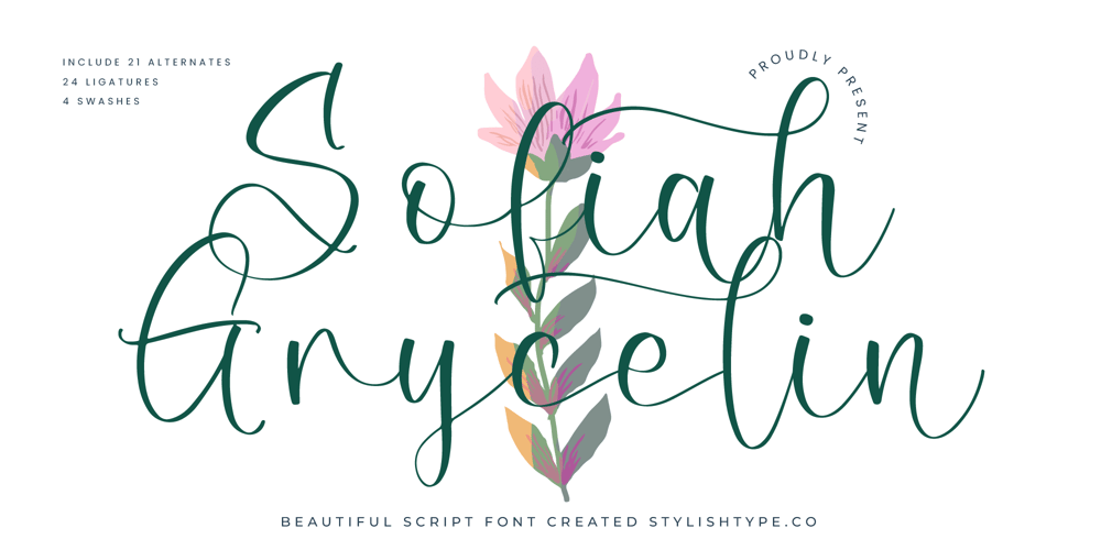 Sofiah Grycelin font