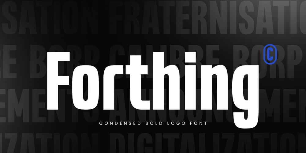 Frothing font