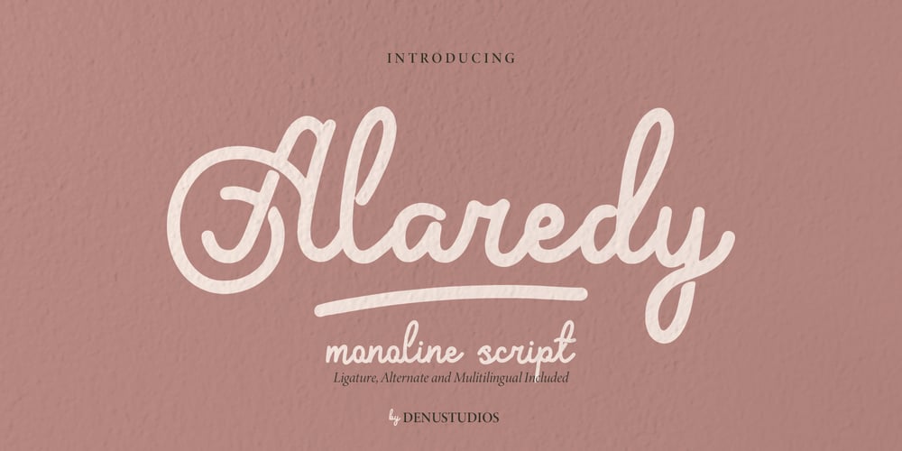 Alaredy font