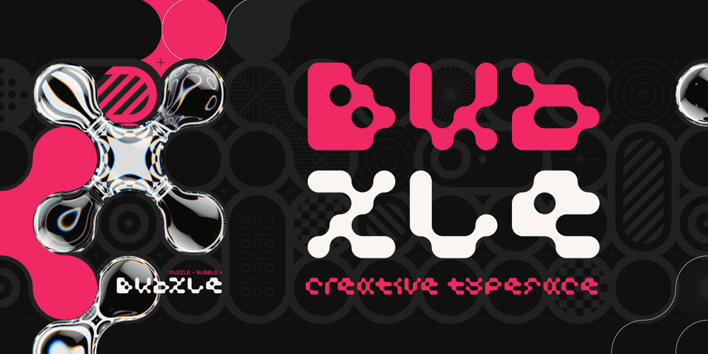 Bubzle font