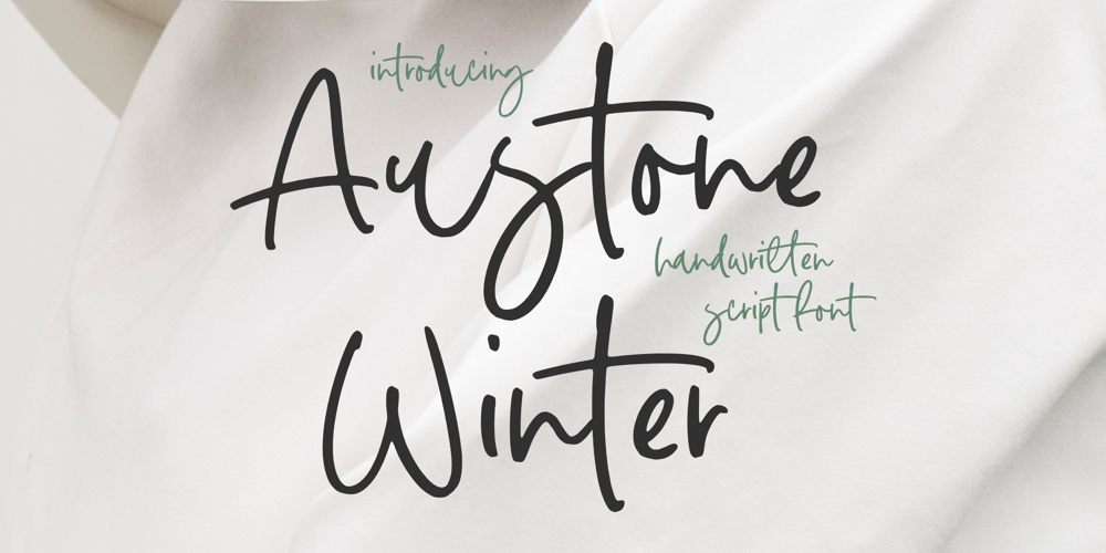Austone Winter font