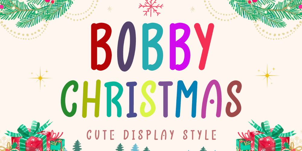 Bobby Christmas font