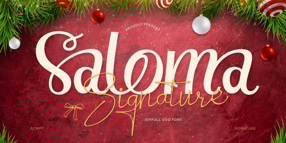 Saloma font