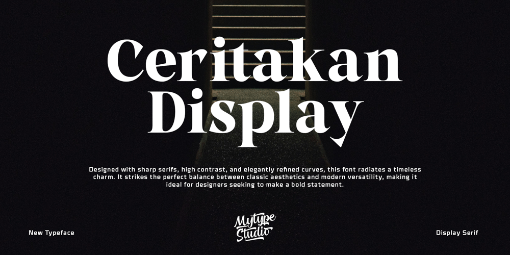Ceritakan Display font