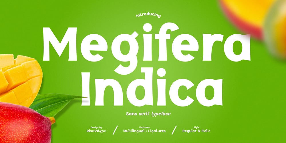 Megifera Indica font