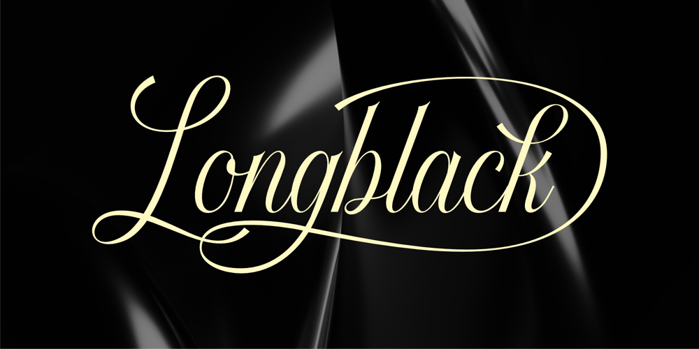 Longblack font