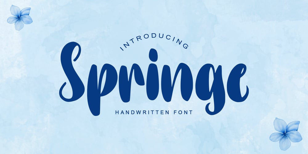 Springe font