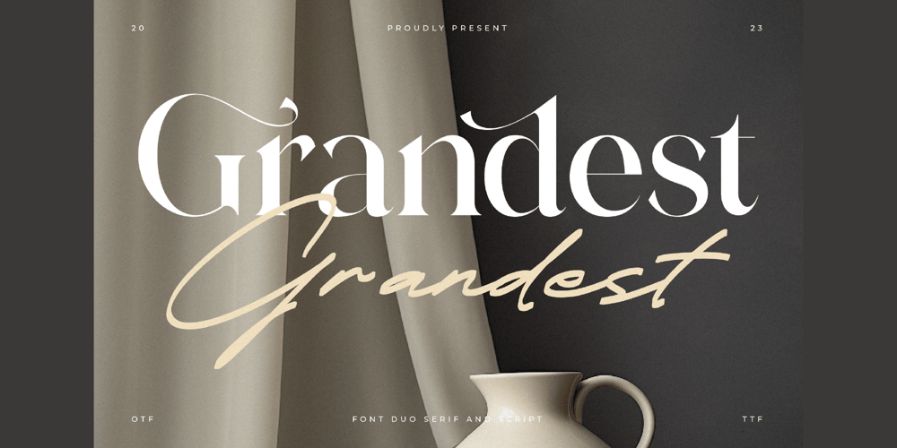 Grandest Script font
