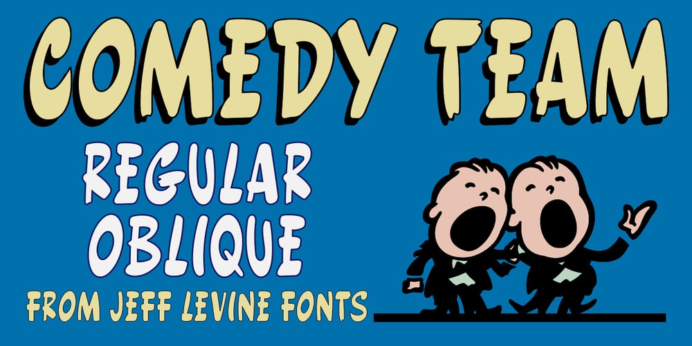 Comedy Team JNL font