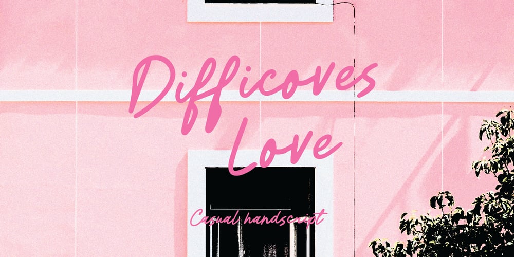 Difficoves Love font