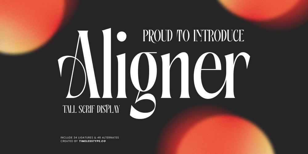 Aligner font