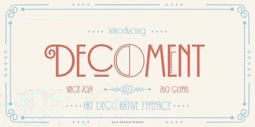 Decoment font