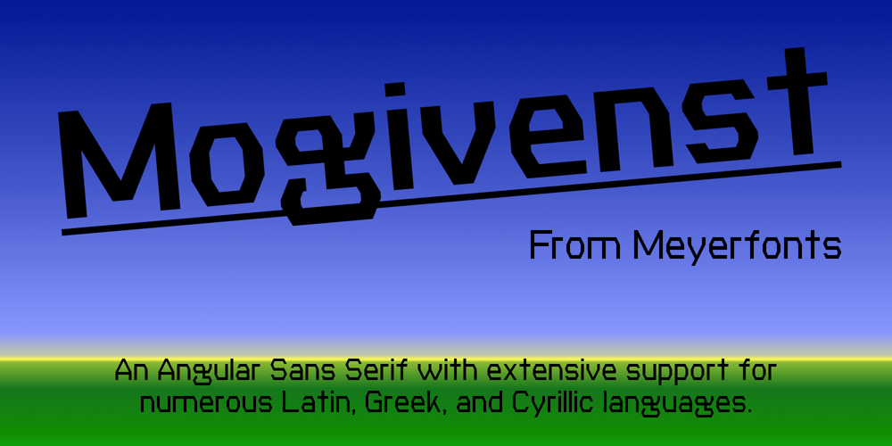 Mogivenst font