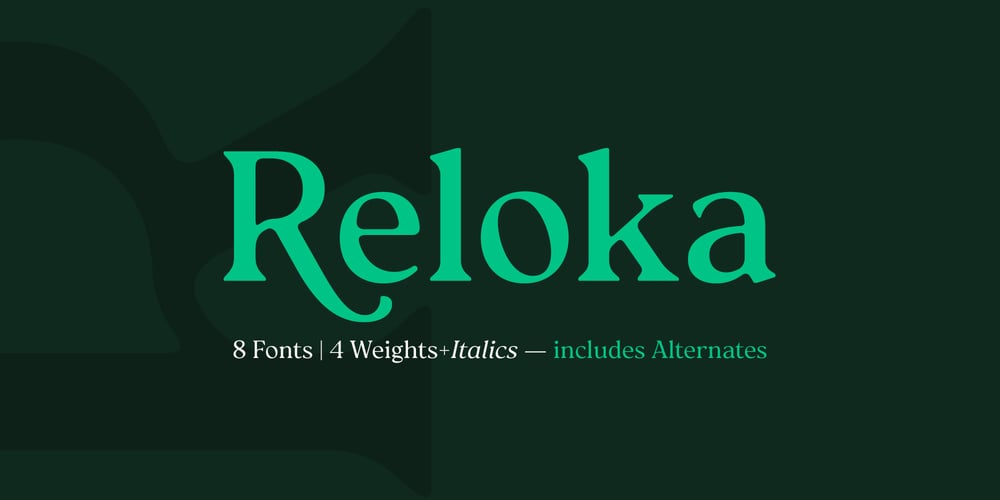 Reloka font