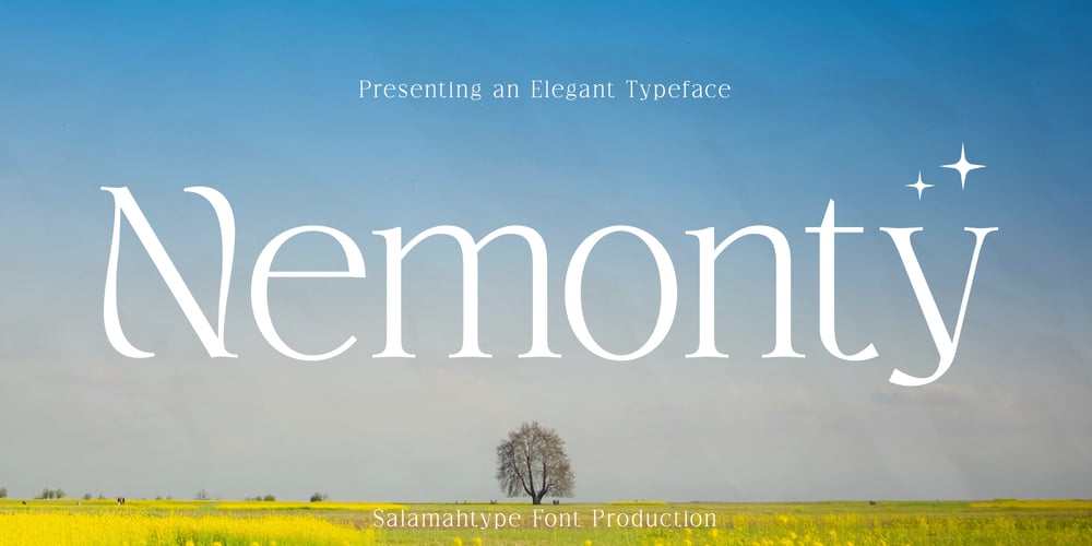 Nemonty font