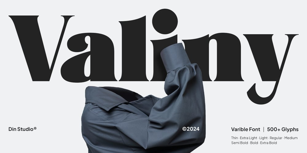 Valiny font