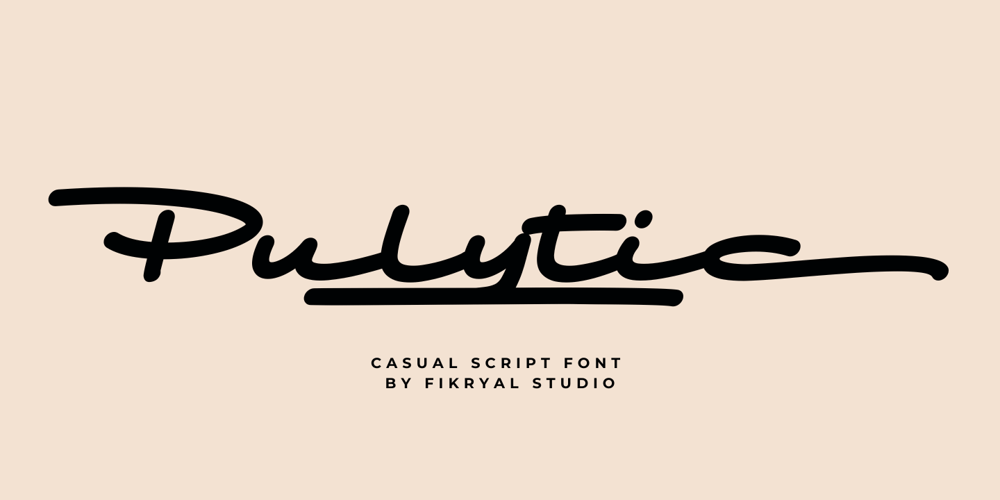 Pulytic font