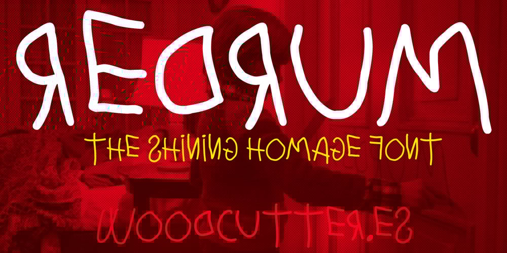 Redrum font