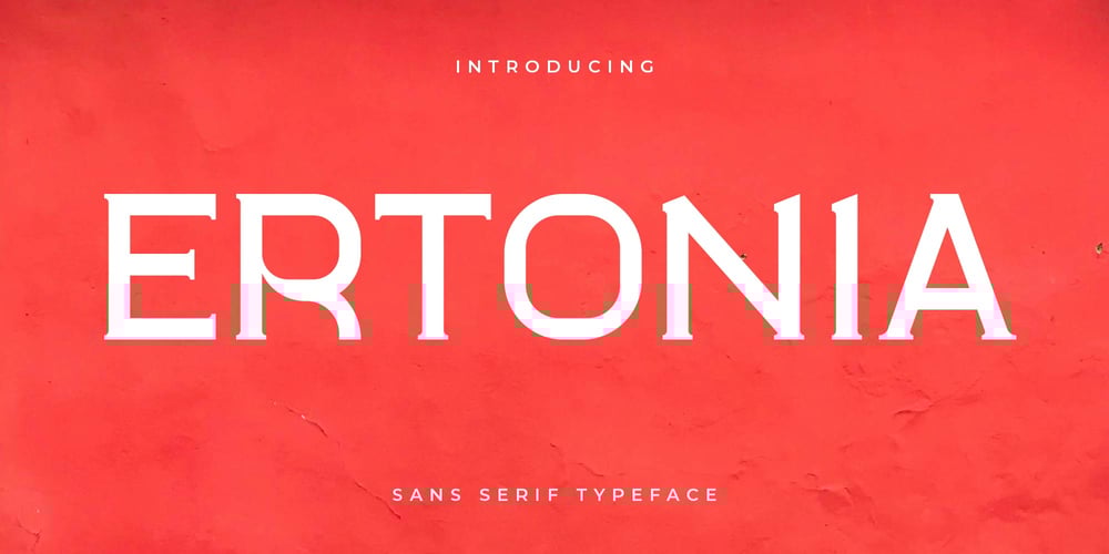 Ertonia font