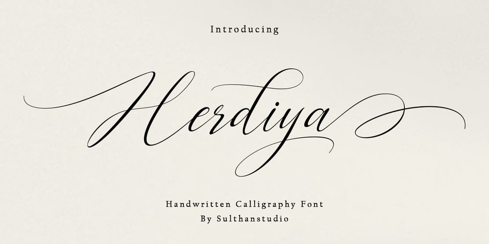Herdiya font