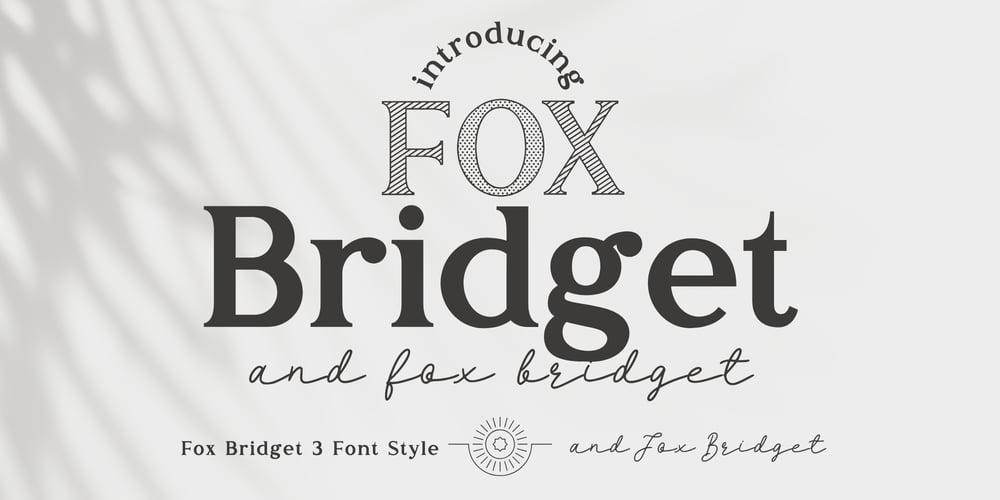 Fox Bridget font