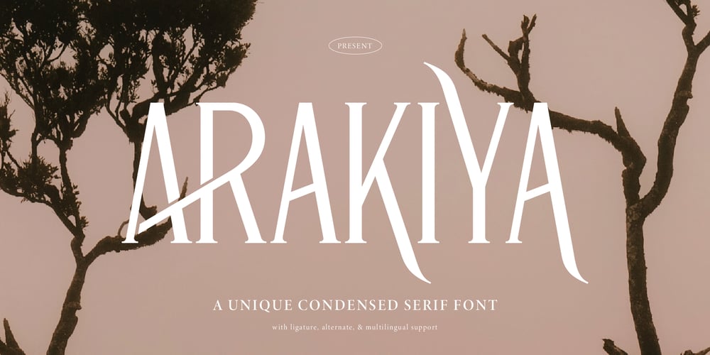 Arakiya font