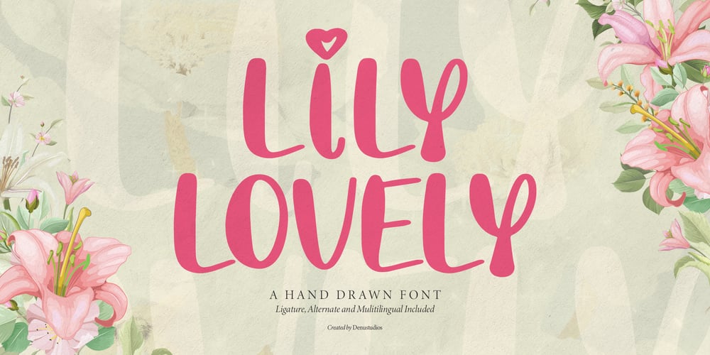 Lily Lovely font