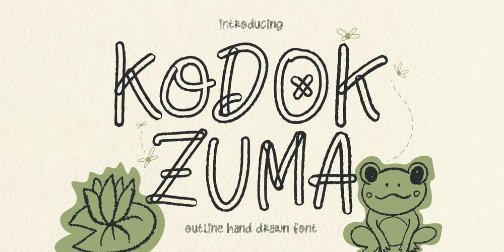 Kodok Zuma font