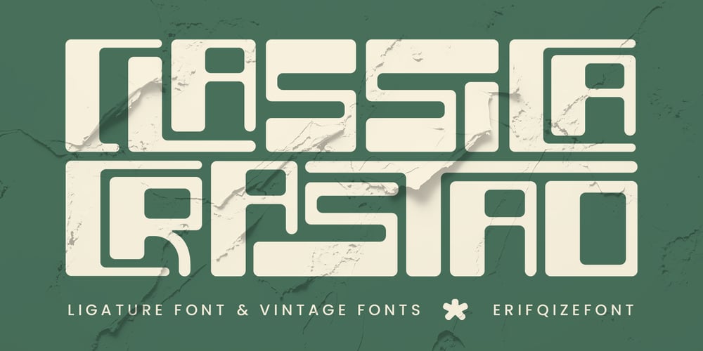 Classica Crastao font