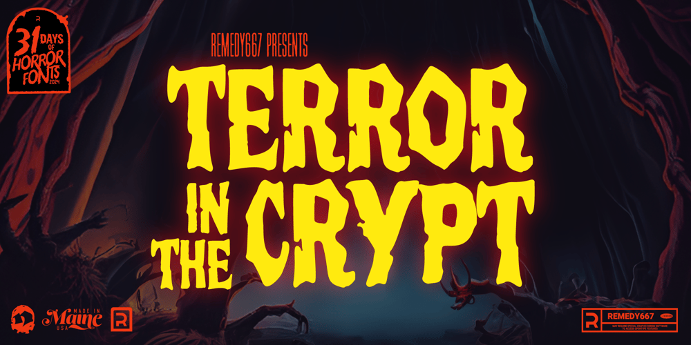 Terror In The Crypt font