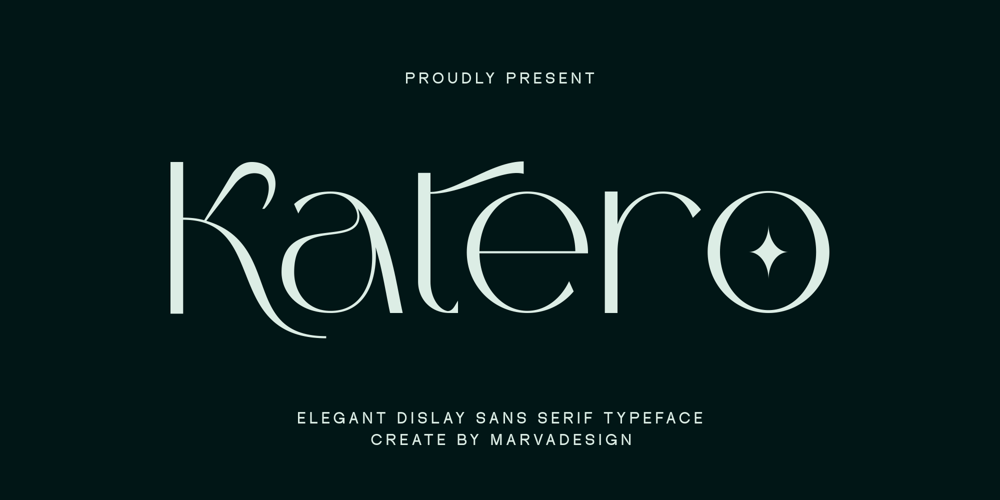 Katero font
