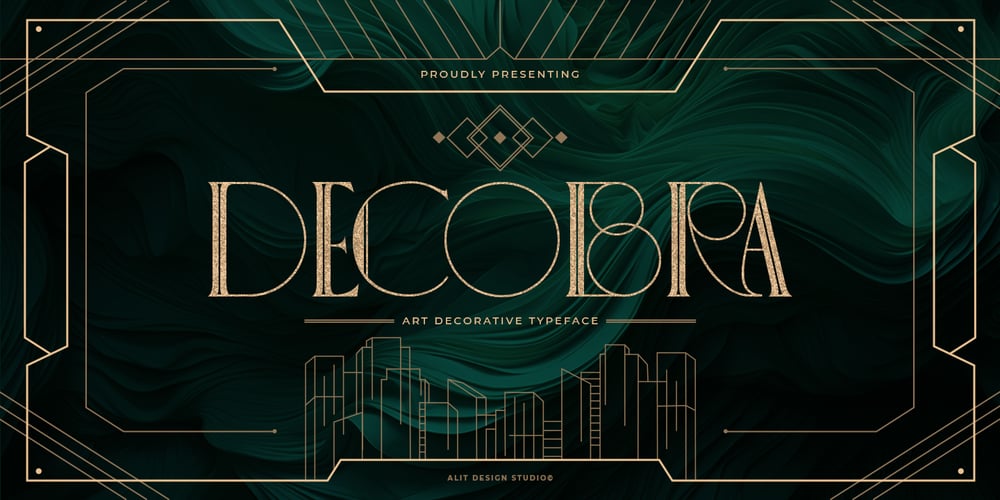 Decobra font