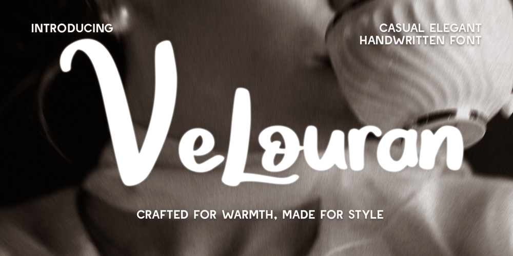 Velouran font