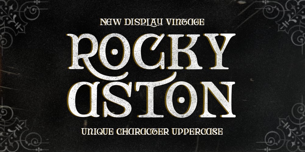 Rocky Aston font